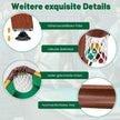 Biljardbord – hopfällbart inklusive kön krita – 2 16 2 138 x 67 x 79,5 cm – Grön