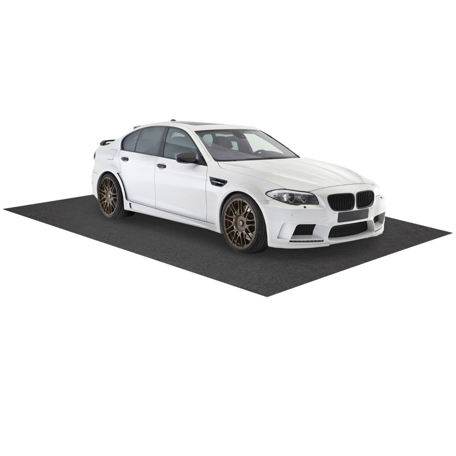 Garagegolvmatta – Halkfri vattenavvisande oljematta Anti halkmatta – 252,5 x 221 cm – Grå