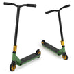 Stunt – Scooter med styrning och PU hjul aluminiumplatta – 360 – Grön
