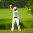Golfsvingtränare – Hjälp med vikt huvud – 120 cm – Gul