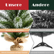 Hög – konstgjord mini julgran liten för bord + – 50 cm – Grön