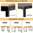 Långt – datorbord med låda och justerbara kuddar Naturell – 120 cm – Natur