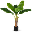 pack – Konstväxt Tropisk Palm Künstlig Paradisfågel – 2 107 cm – Grön
