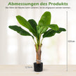 pack – Konstväxt Tropisk Palm Künstlig Paradisfågel – 2 107 cm – Grön