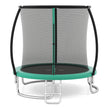 Trampolin – med stege och säkerhetsnät Rundt – Ø 244 cm – Grön