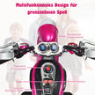 V – elmotorcykel batteridriven med musik – 6 91 x 48 x 64 cm – Rosa
