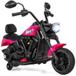 6V – elektrisk barnmotorcykel Chopper med musik, strålkastare, fotpedal och stödhjul – 2 – Rosa