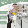 Multifunktionsångrengöringsmaskin – Bärbar handhållen med 1000W Power Green – Grön och vit