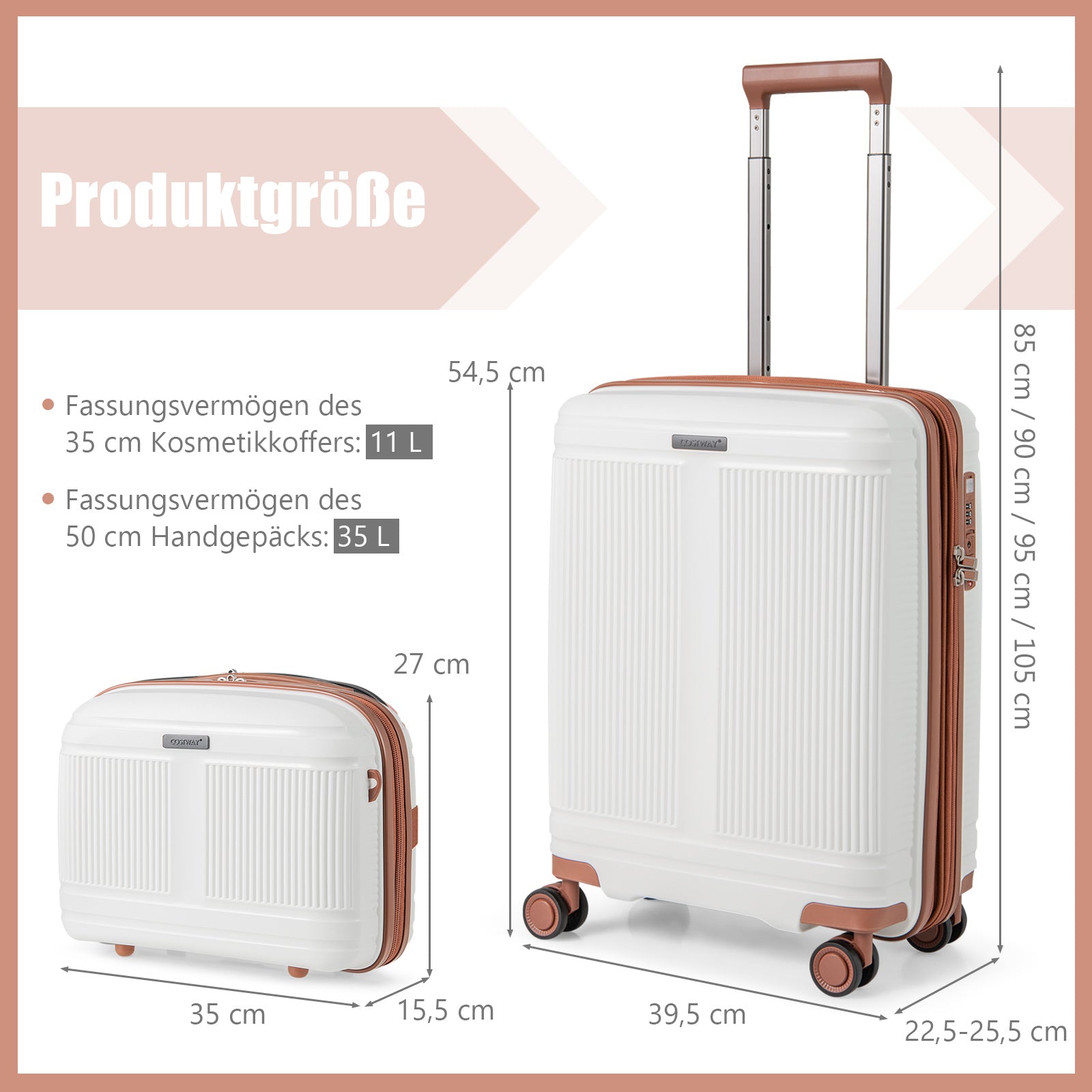 delat – bagageset inklusive 20
