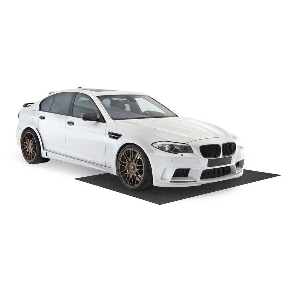 Garage – golvmatta Halkfri och Vattenavvisande Oljematta – 180 x 150 cm – Grå
