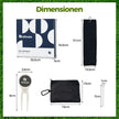 Komplett – golfpresentset för män Golftillbehörsset med golfbollar i presentförpackning – 3 – Blå