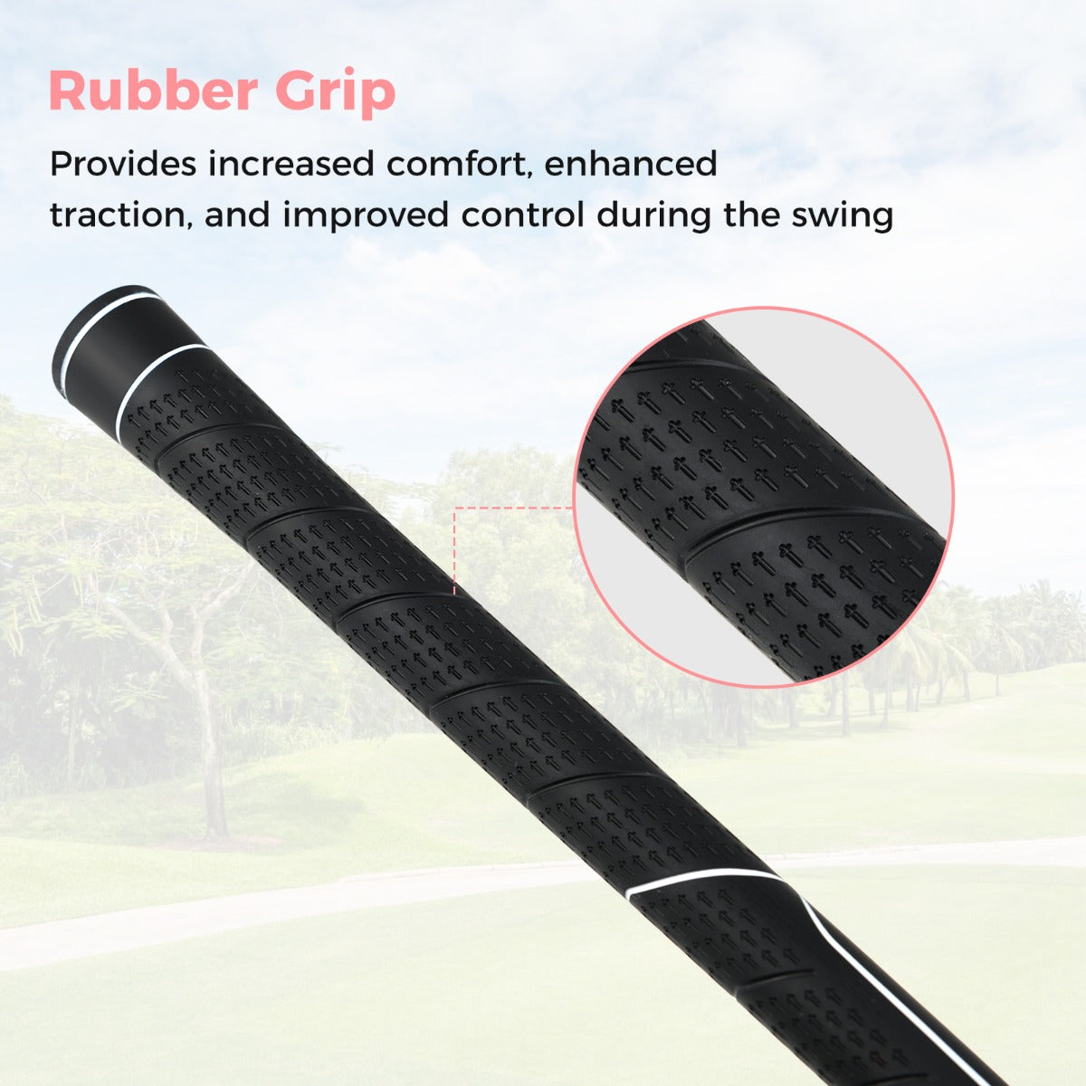 Dam – Golf Driver 460CC i aluminium för högerhänta, med grafitskaft och klubbskydd – Rosa