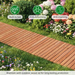 Golfnät – golfövningsnät med måltavla vikbara sidodelar och golvnät – 300 x 214 x 225 cm – Natur