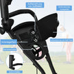 Wheel – Golf Trolley tillverkad av aluminium med paraplyhållare och T styckehållare förvaringsväska – 3 – Röd