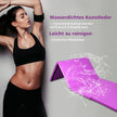Hopfällbar – gymnastikmatta sportmatta fitnessmatta – 240 x 116 x 5 cm – Lila