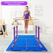 Gymnastikstänger – horisontell stång med justerbar bredd – 250 x 132 x 140 cm – Violett
