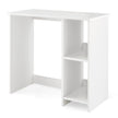 Litet – skrivbord med fack PC – 2 80 x 40 x 74 cm – Vit