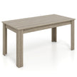 Matbord – trä stort rektangulärt köksbord – 160 x 80 cm – Natur