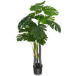Högt – konstgjordt träd Fake Monstera Deliciosa Plant Green – 120 cm – Grön