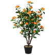 Konstgjord – Camellia Tree Fake Blommande Plant + – Grön
