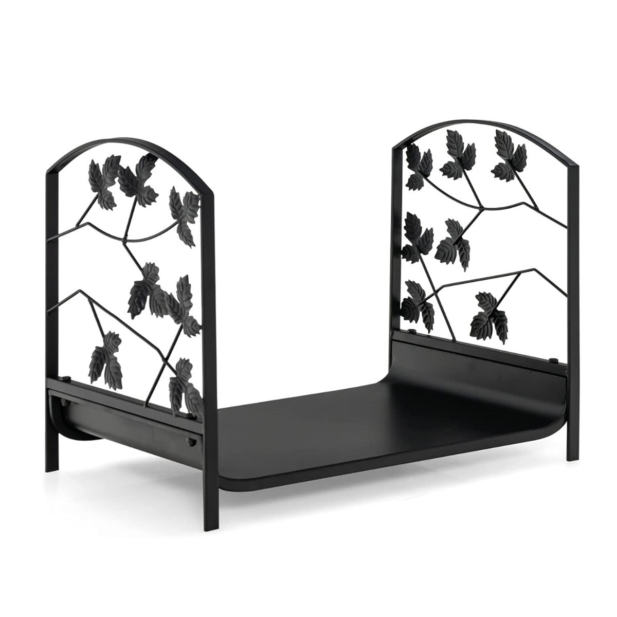 Vedställ – Metall Heavy Duty – 48 x 34 x 41 cm – Svart