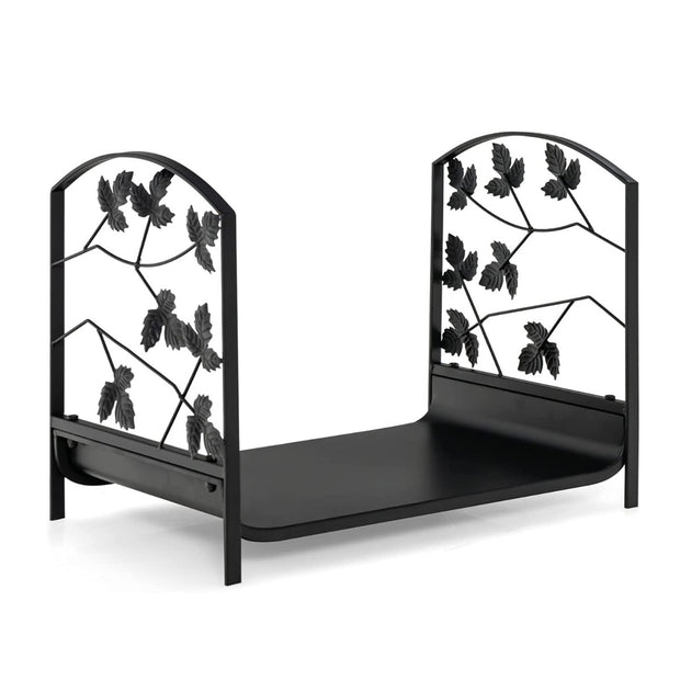 Vedställ – Metall Heavy Duty – 48 x 34 x 41 cm – Svart