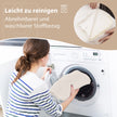 Multifunktionell – kilkudde med nackstöd Memory Foam Ryggkudde Off White – 57 x 30 x 53 cm – Vit
