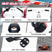 Barns – gokart trampbil med justerbar sits och ryggstöd, go pedal fram backväxel – Vit