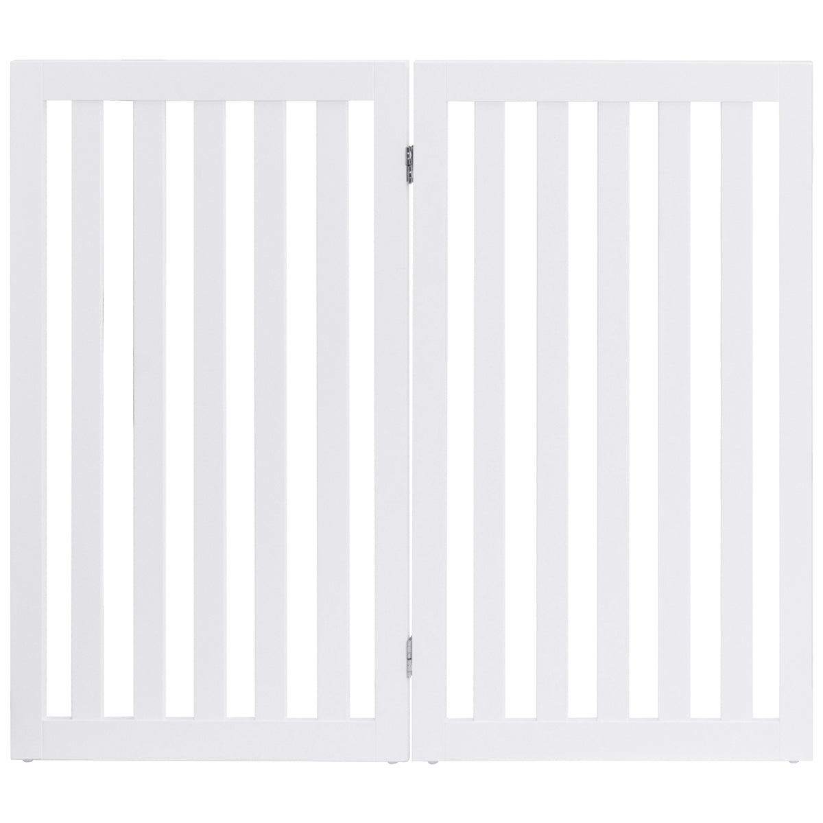 Hundspärr – hög paneler skyddsgrind Träfällbar ( förlängning) – 89 cm 2 – Vit
