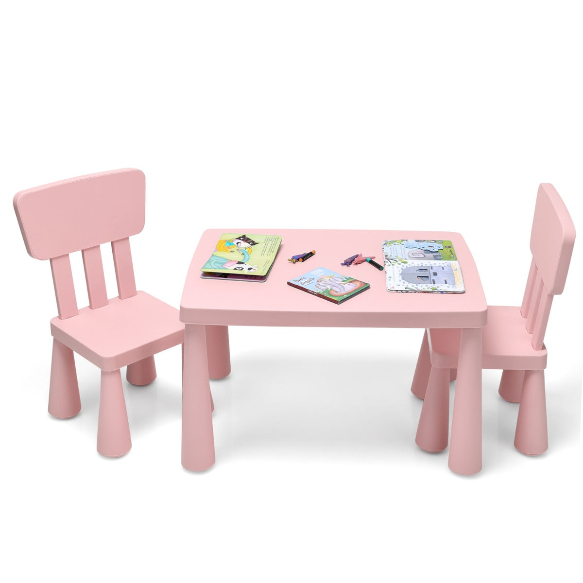 Barnbord – och stolar st Barnsittgrupp Barnmöbelset – 2 3 – Rosa
