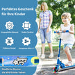 Barnskoter – hjulig med blinkande hjulstativ och Cruise Toddler Toy – 2 – Blå