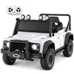 Land – Rover Defender elbil med fjärrkontroll för föräldrar – Vit