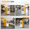 Luftavfuktare – 90L/Dag Byggtorkare Kommersiell med Pump Avloppsslang Hjul 24H Timer – 4 – Gul