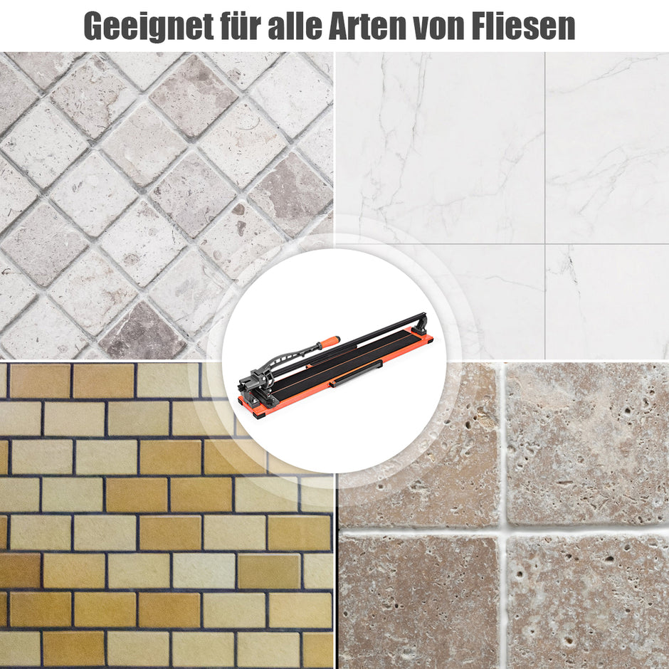 Manuell – Kakelskärare Professionell + – 110 x 25 x 18 cm – Orange