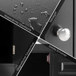 Modern – matsalsbuffé med vinhylla och skåp låda – 117 x 40,5 x 82,5 cm – Svart