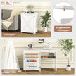 i – syskåp och skrivbord hopfällbart sybord Multi purpose Craft Station med förvaringsutrymme – 2 1 – Vit