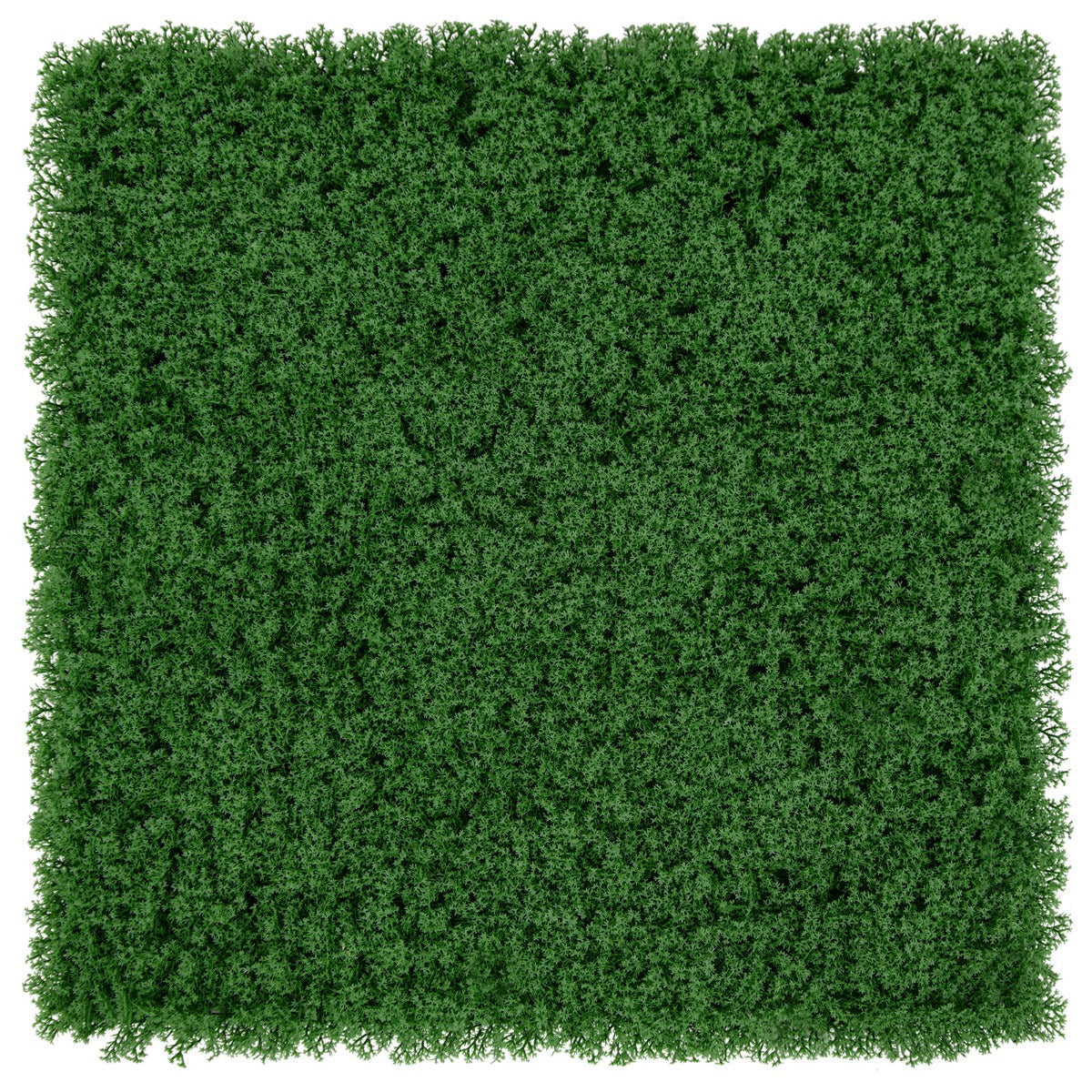 st – Växtvägg konstgjord mossavägg anslutbar – 12 50,5 x 50,5 cm – Mörkgrön