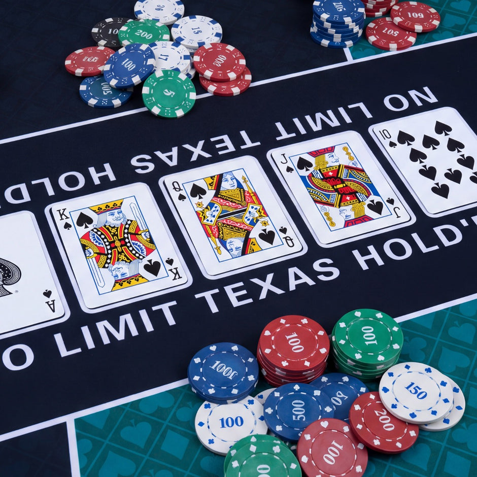 Pokermatta – med bärväska Rutschfri vattentät pokerbordsunderlägg Pokerunderlägg – 179 x 89 cm – Grön