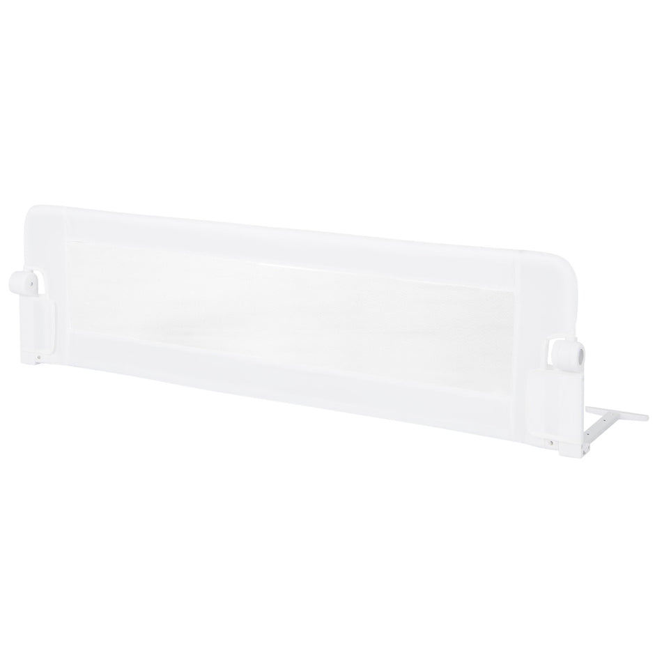 Vikbar – säkerhetsgrind för barnsängar med justerbara remmar – 150 x 40,5 x 42 cm – Vit