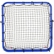 Rebounder – för fotboll med justerbara vinklar Dubbelsidig – 100 x 100 cm – Blå