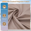 Dubbel – parasoll med stativ, solskydd UPF 50+, – 400 x 200 cm – Brun