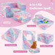 Modulär – barnsoffa glöd i mörkret leksoffa modulsoffa – 71 x 53 x 34,5 cm – Färgglad