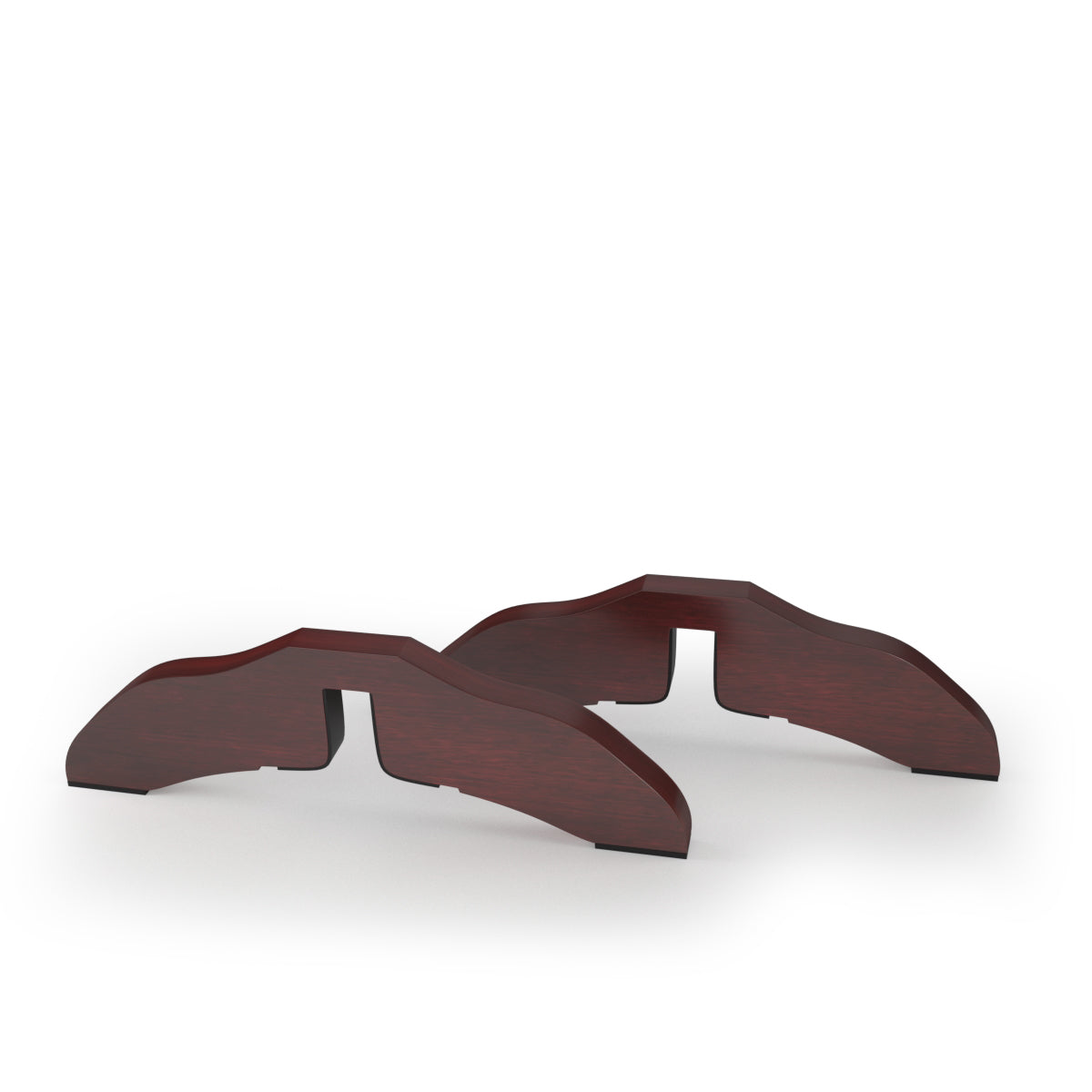 stödfötter – furu för hundspärr gallerfötter skyddsgrind – 2 x 2 cm – Brun