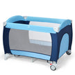 i – hopfällbar resesäng och babyvagga – 4 1 123 x 63 x 76 cm – Blå