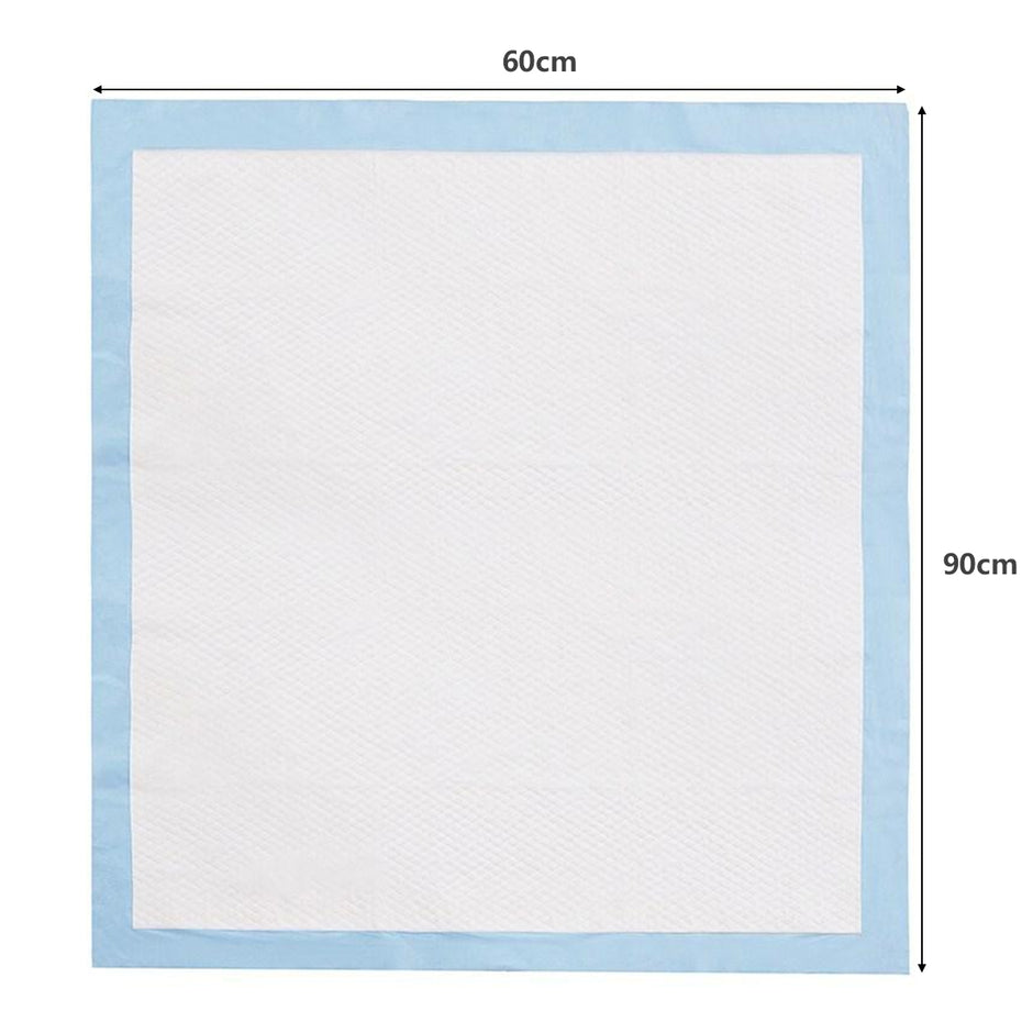 Träningsunderlägg – Hundar Läcksäker lagers design stycken – 5 100 60 x 90 cm – Blå och vit