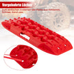 stycken – starthjälp sandplattor offroad däckstege för sand/lera/snö ton – 2 10 – Röd