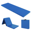 Vikbar – mjuk golvmatta med handtag Halkfri gymnastikmatta – 2 180 x 60 x 5 cm – Marinblå