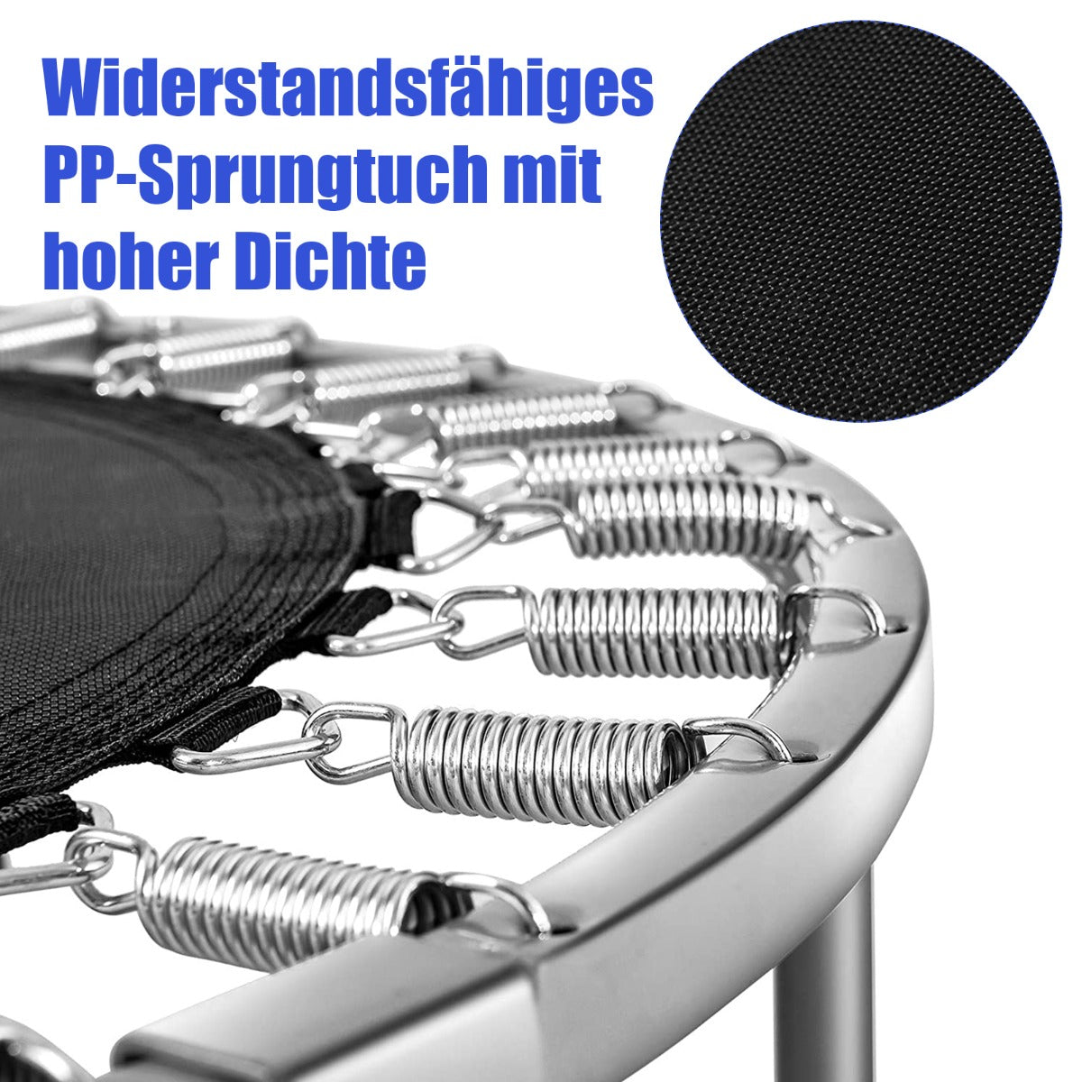 Trampolin – Mini Vikbar Fitness – 97 cm – Blå