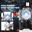 Chopper – stil motorcykel batteridriven + – 91 x 48 x 64 cm – Svart och vit