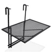 Hängande – järnhylla med nivå justerbar höjd – 5 60,5 x 48 x 61,5-82,5 cm – Svart